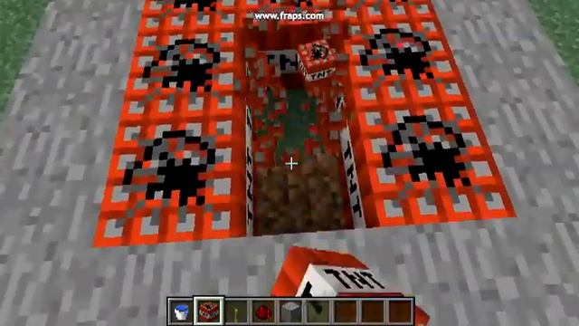 как сделать в майнкрафт батут , приколы манкрафта смотреть онлайн