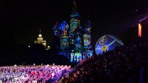 Фестиваль Спасская башня 2017. Подсветка Покровского Собора