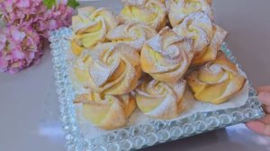 Прелестные творожные розочки  !!! Удивила Всех моих гостей!