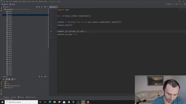 #0053 — Решение задачи «1025. Демократия в опасности» с сайта acm.timus.ru на python