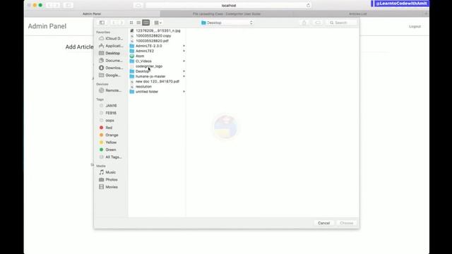 How to Image File Upload CodeIgniter Project Tutorial | part 54