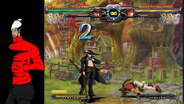 (2nd part) Johnny Guide for Beginners [Guilty Gear XX Accent Core + Reload] смотреть онлайн