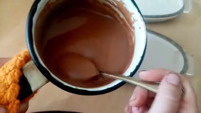 Конфеты птичье молоко. Делали конфеты, а получился пудинг.