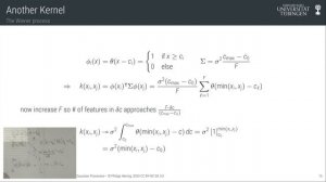 Probabilistic ML - Lecture 9 - Gaussian Processes