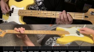 Blink-182 - All The Small Things - Bass Playthrough With Tab - #bass #tablature #basstab #markhoppu