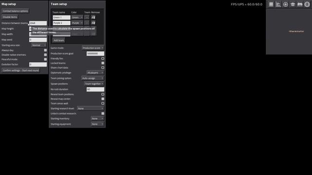 Factorio Tutorial - PvP Production Challenge Scenario Info & Setup