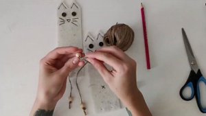 Мастер класс по созданию несложной классной закладки из фетра в виде кошечки ?