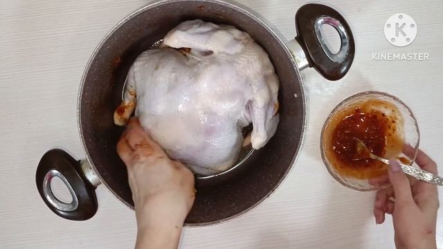 Курица гриль.