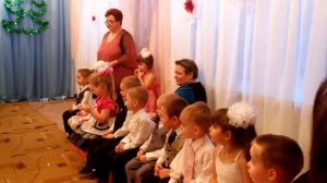 Новогодний утренник в садике№2 г Егорьевск  Выход волка  2015год