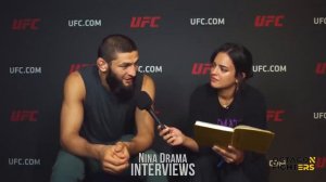 Хамзат Чимаев на интервью Nina Drama перед UFC [RUS]
