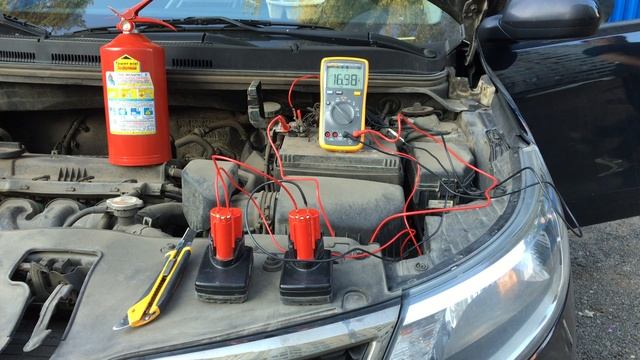 Заводим Kia Rio шуруповёртом смотреть онлайн