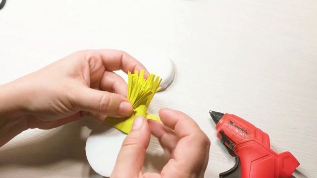 ⛄ СНЕГОВИКИ из железных крышек и фоамирана ⛄ Игрушка на ёлку/DIY Snowman