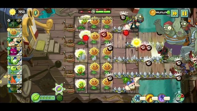 Plants vs Zombies 2 - Pirate Seas | Endless Zone All Max Level Plants Test Level 11 - 20 смотреть онлайн