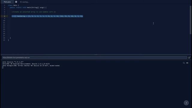 Bubble Sort tutorial - Java смотреть онлайн