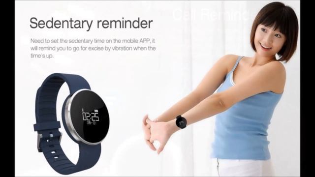 UW1S Smart Brecelet Dynamic Heart Rate Monitor Call Message reminder band Blood pressure detect Tra смотреть онлайн