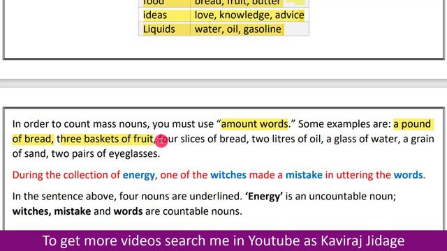 Singular and plural | Singular and plural words in English | Singular and plural rules