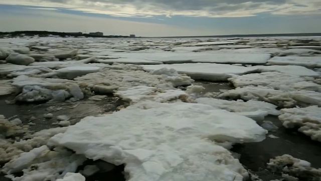Белое море во льдах