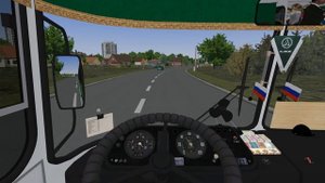 ЛАЗ-ДАЗ 695н восстановленный автобус на пригородном маршруте ОМСИ 2