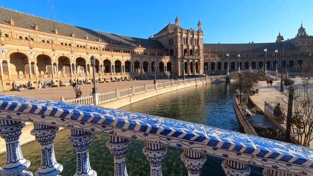 Sevilla Plaza De España Tour | Flamenco Dance جولة في إشبيلية смотреть онлайн