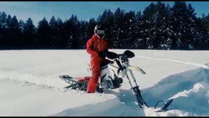 Отзыв на гусеничный сноубайк комплект для мотоцикла Monotrack22-28