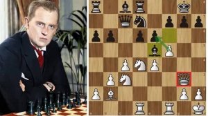 Алехин жертвует ФЕРЗЯ Земишу Шахматы