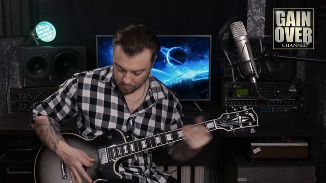 GIBSON Les Paul Custom Silverburst (Обзор гитары от GAIN OVER) смотреть онлайн