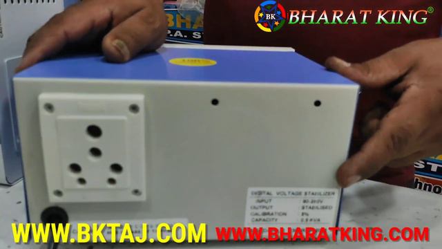 BHARAT ELECTRONICS BEST VOLTAGE STABILIZER 4 KV-1700 0.5kv-1600,2kv-3500 full copper stabilizer