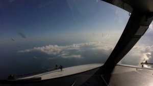 Посадка самолёта Сочи на запасную полосу.  Plane landing Sochi.