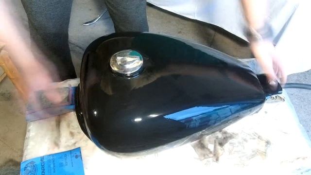 Полировка мотоцикла Honda Steed VLX 400/600. Часть 3. Подготовка