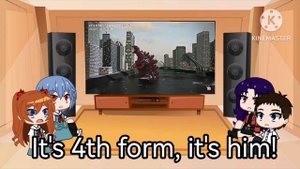 Evangelion react to Evolution of Shin Godzilla Size Comparison