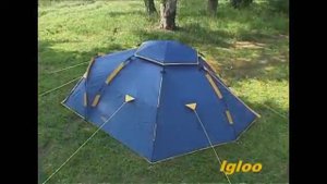 Туристическая палатка автомат Maverick Igloo. Обзор - установка.