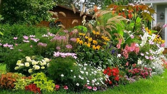 Идеи и дизайн сада. Обзор красивых садов и красивая музыка. смотреть онлайн