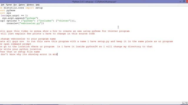 Python Tutorial: Convert tkinter to .EXE using Py2exe смотреть онлайн