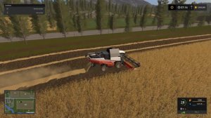 Гемплей комбайна RSM 161 в игре Farming Simulator