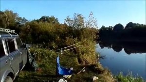 Рыбалка на леща- на реке Уза- ловля на донный спиннинг