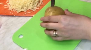 Фаршированный #КАРТОФЕЛЬ запеченный в духовке| #РЕЦЕПТ