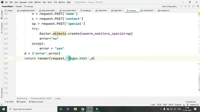 #10 Python Django Project Development  | Hospital Management | Hindi