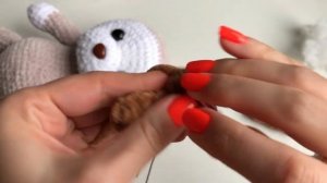 Вязаный оленёнок крючком. Часть 2