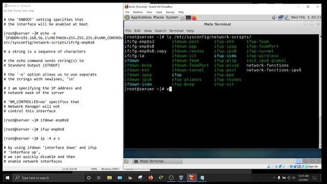 Linux 1_3 static IP addresses and 1_4 PuTTY смотреть онлайн
