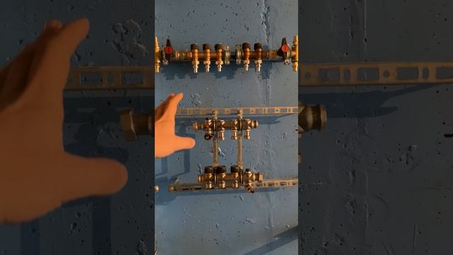 Установили инсталляцию TECE. Далее будем размещать водомерный узел