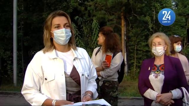 Вырубка деревьев в парке Кедровый лог