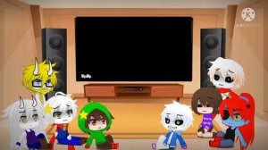 Undertale & StoryShift react to Dusttale DUST!SANS VS FRISK/CHARA