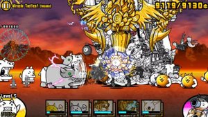 Кот дракон робот ! ( Battle Cats )