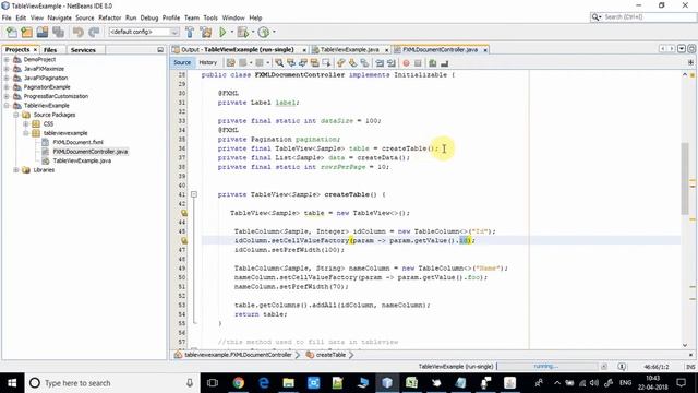 Tableview with Pagination | JavaFX Tutorial смотреть онлайн