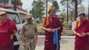 Буддисты из Забайкалья передали освящённый «УАЗ» бойцам СВО