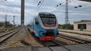Дизель-поезд РА3-037 сообщением Симферополь - Феодосия