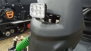 Мотобуксировщик IRBIS Мухтар 15 с лыжным модулем и подвеской снегохода