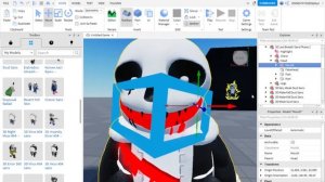 3D Ainavol Sans | Undertale Roblox Modelling (Андертейл Роблокс Моделирование)