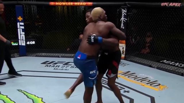 Kevin Holland begs Derek Brunson for a takedown смотреть онлайн