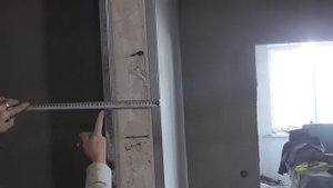 Штукатурка откосов входной двери и других углов/ 55 квадратов